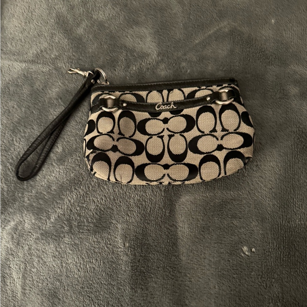 Coach Wristlet with Strap